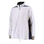 ショッピングコンバース コンバース 男女兼用 ウォームアップジャケット(裾ボックスタイプ)(ホワイト×ネイビー・サイズ：L)  返品種別A