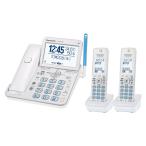 ショッピング電話機 パナソニック コードレス電話機(子機2台付き)パールホワイト Panasonic ル・ル・ル(RU・RU・RU) VE-GD78DW-W 返品種別A