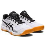 ショッピングバレーボール シューズ アシックス ジュニア バレーボールシューズUPCOURT 5 GS(WHITE/ BLACK・サイズ：23.5cm) 返品種別A