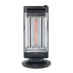 ショッピングカーボンヒーター YAMAZEN 電気ストーブ(シーズ+カーボンヒーター)(アッシュブラック) (暖房器具)YAMAZEN 障害物センサー搭載ツインヒートプラス DBC-SK123-AB 返品種別A