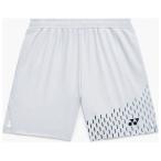 ヨネックス メンズ ニットハーフパンツ(シルバーグレー・サイズ：L)  返品種別A