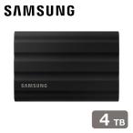 Samsung｜サムスン MU-PE4T0S-IT 外付けSSD USB-C＋USB-A接続 Portable SSD T7 Shield Android/Mac/Win ブラック 4TB /ポータブル型