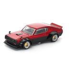 POP RACE 1/ 64 KPGC110 ケンメリ - レッド/ ブラック(PR640266)ミニカー 返品種別B