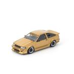 POP RACE 1/ 64 RWB AE86 ゴールド(PR640411)ミニカー 返品種別B
