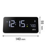 ブラウン 目覚まし時計BRAUN Digital Alarm Clock Qiワイヤレス充電 BC21B 返品種別A