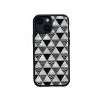 ikins(アイキンス) iPhone 13 mini(5.4インチ)用 背面カバー型 天然貝ケース(Pyramid) I21042I13MN 返品種別A