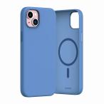 araree iPhone 15 Plus用 MagSafe対応シリコンケース TYPOSKIN M(スカイブルー) AR25441I15PL 返品種別A