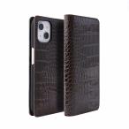 abbi iPhone 15用 LIPARI イタリアンレザー MagSafe対応ダイアリーケース(ダークブラウン) ABS26170I15 返品種別A