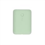 MOTTERU (モッテル) 国内最小最軽量 モバイルバッテリー 大容量 10000mAh(ピスタチオ) MOT-MB10001Z-PS 返品種別A