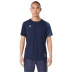  Asics мужской dry графика рубашка с коротким рукавом ( midnight * размер :2XL) возвращенный товар вид другой A
