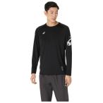  Asics мужской dry рубашка с длинным рукавом ( Performance черный × brilliant белый * размер :XL) возвращенный товар вид другой A