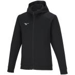 ミズノ スウェットフルジップフーディ(ブラック・サイズ：2XL)  返品種別A