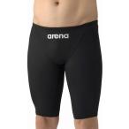 アリーナ レーシングスパッツ(ハーフレッグ)(ブラック×ブルー・サイズ：O)  返品種別B