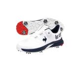 ルコック メンズ ゴルフシューズ パトゥール スパイク ダイヤル(ネイビー/ ホワイト・サイズ：26.0cm) ／お届け：約1週間／ 返品種別A