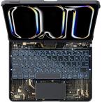 ショッピングipad ケース G.B.Z iPad用キーボードケース iPad Pro第7(M4)、8(M5)世代・iPad Air第7世代(M3)対応 13インチ(ブラックゴールド) RWIPJP420 返品種別A