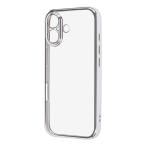 レイアウト iPhone 17 ソフトケース 精密設計 フレームメッキ /  シルバー レイ・アウト RT-P52PFC2/ SVM 返品種別A