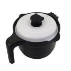 ショッピング電子レンジ トレードワン 電子レンジ調理器 レンジでマルチポット ブラック TRADE ONE トレードワン CHEF(シェフ)  70234レンジデマルチポツトBK 返品種別A