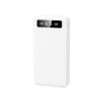 SeeSea 3ポート出力可能 大容量 背面ライト付き 30000mAh モバイルバッテリー(ホワイト) ABSAS300WH 返品種別A