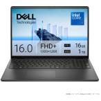 DELL｜デル 16型 ノートパソコン Dell 16 DC16250(Joshinオリジナル)(Core 7 150U/ メモリ 16GB/ SSD 1TB)-カーボンブラック ND76-FWBJ 返品種別A
