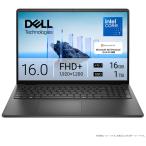 DELL｜デル 16型 ノートパソコン Dell 16 DC16250(Joshinオリジナル)(Core 7 150U/ メモリ 16GB/ SSD 1TB/ Office)-カーボンブラック ND76-FWM3BJ 返品種別A