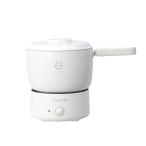 サンコーレアモノ 電気鍋 ホワイト 楽々収納電気鍋「コロン」 KGDR25HWH 返品種別A
