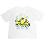 ファインプラス ミニオンズ KIDS BELLO Tシャツ(ホワイト・サイズ：120) ／お届け：1〜2週間／ 返品種別A