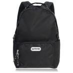 OUTDOOR PRODUCTS ラスターツイル ロゴプリントリュック(ブラック)  返品種別A