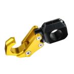 バイクパーツセンター ヘルメットホルダーフック(バイクコンビニフック) イエロー 904621 返品種別B