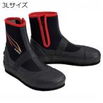 エクセル 鮎タビ 中割/ フェルト 3Lサイズ 27.0〜28.0cm(ブラック×レッド) 返品種別A