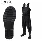 エクセル チェストハイウェダー 420D ラジアル 3Lサイズ/ 27.0〜28.0cm(ブラック)  返品種別A