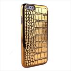 GAZE(ゲイズ) iPhone6s/ 6用 背面ケースGold Croco Bar GZ6738IP6S 返品種別A