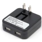  route a-ru3.4A мощный 2 порт USB зарядное устройство (A to Type-C 2 . кабель приложен 17W черный ) USB источник питания JX-AC-135AB+C возвращенный товар вид другой A