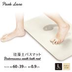 パークレーン 珪藻土バスマットL IV アイボリー (約)幅60×奥行39×高さ0.9cm (アスベスト不使用 検査確認済)速乾 吸水 抑臭 お手入れ簡単 K-10741 返品種別A