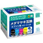 エコリカ ［エプソン メダマヤキ 互換］リサイクルインクカートリッジ(4色セット) ecorica ECI-EMED-4P 返品種別A