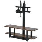 JK-PLAN(ジェイケイ・プラン) テレビスタンド ラックセット 幅90×奥行25×高さ30(BRBK) KKS-0032SET-BRBK 返品種別A