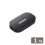 KIOXIA|キオクシア ポータブルSSD 外付け 1TB ハードディスク SSD-PKP1.0U3G2-B 返品種別B