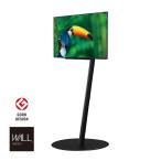 ナカムラ テレビスタンド［24〜55型対応 / フラットベース / A2 ハイタイプ / サテンブラック］ EQUALS WALL WLTVL5119F 返品種別A