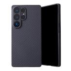 ディーフ Galaxy S25 Ultra用 アラミド繊維ケース「DURO」 Deff Ultra Slim ＆ Light Case DURO DCS-GS25UKVSEMBK 返品種別A