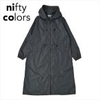 nifty colors(ニフティカラーズ) ピーチドロップジップロングレインコート 返品種別A