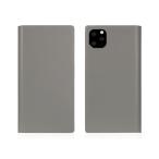 SLG Design iPhone 11 Pro用 手帳型ケース Calf Skin Leather Diary(グレー) SD17887I58R 返品種別A