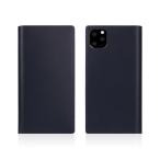 SLG Design iPhone 11 Pro用 手帳型ケース Calf Skin Leather Diary(ネイビー) SD17891I58R 返品種別A