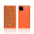 SLG Design iPhone 11 Pro用 手帳型ケース Edition Calf Skin Leather Diary(オレンジ) SD17894I58R 返品種別A
