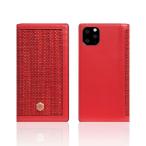 SLG Design iPhone 11 Pro用 手帳型ケース Edition Calf Skin Leather Diary(レッド) SD17895I58R 返品種別A