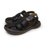 RegettaCanoe レディース グルカサンダル(ブラック・サイズ：M)  返品種別A