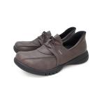 Re:getA レディース スットオン ハンズフリーレースアップシューズ(チャコール・サイズ：S 22.0-22.5cm)  返品種別A