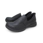 Re:getA レディース スットオン ハンズフリーゴア付きスリッポン(ブラック・サイズ：M 23.0-23.5cm)  返品種別A