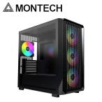MONTECHlmon Tec MicroATX материнская плата соответствует передний сетка стекло panel ( левая сторона ) принятие PC кейс ( черный ) X5M серии X5M(B) возвращенный товар вид другой B