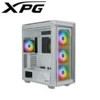 XPG BATTLECRUISER IIスーパーミドルタワーPC ケース ホワイト XPG 4面ガラスパネル Extended ATX/ATX/Micro ATX/Mini-ITX BATTLECRUISERIIST-WH 返品種別B