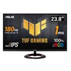 ASUS|エイスース ゲーミング液晶ディスプレイ(23.8型/ Fast IPS/ FullHD 1920×1080/ 180Hz/ 1ms/ HDMI2.0/ DP1.2)(ブラック) TUF Gaming VG249Q3R 返品種別A