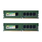 Silicon Power|シリコンパワー PC4-21300 (DDR4-2666)288pin Non-ECC Unbuffered DIMM 32GB(16GB×2枚) SP032GBLFU266B22 返品種別B